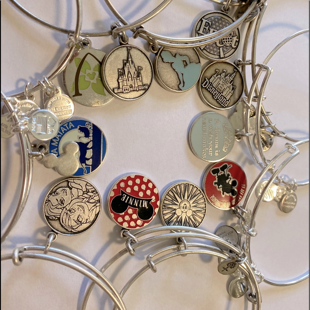 Set of 11 Disney Alex&Ani bracelets